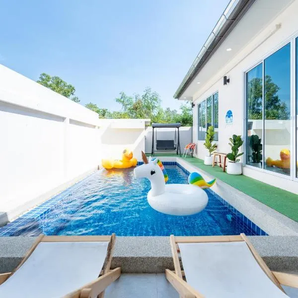 Peaceful 3BR Private Pool Villa Pattaya Jomtien，位于班怀雅的酒店