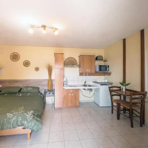 Appartement vue panoramique campagne Pouncho 2 pers，位于Saint-Beauzély的酒店