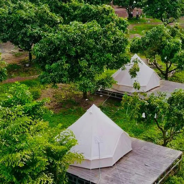 The Secret Garden Camping - Hồ Trị An，位于Sông Bé的酒店