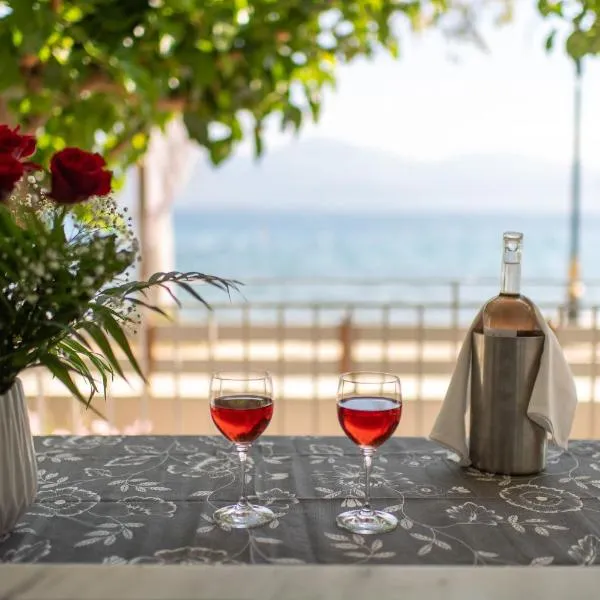 Moukas Seaside Apartments Romantico，位于塞利亚尼蒂卡的酒店