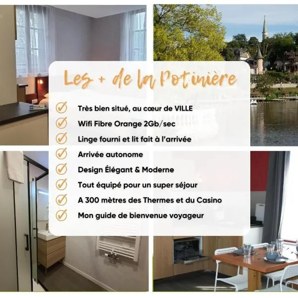 La Potinière Du Lac Appartements，位于Saint-Denis-de-Villenette的酒店