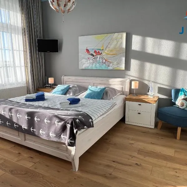 Pension Marie Luise 252 - Zimmer Venusmuschel，位于于斯德的酒店