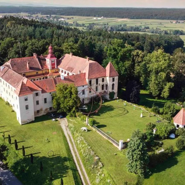 Stylish Getaway at Austrian Renaissance Castle，位于Hartmannsdorf的酒店