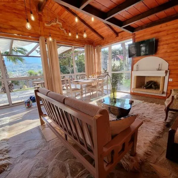 Ξύλινο Chalet Κτήμα Παππά，位于莱瓦贾的酒店