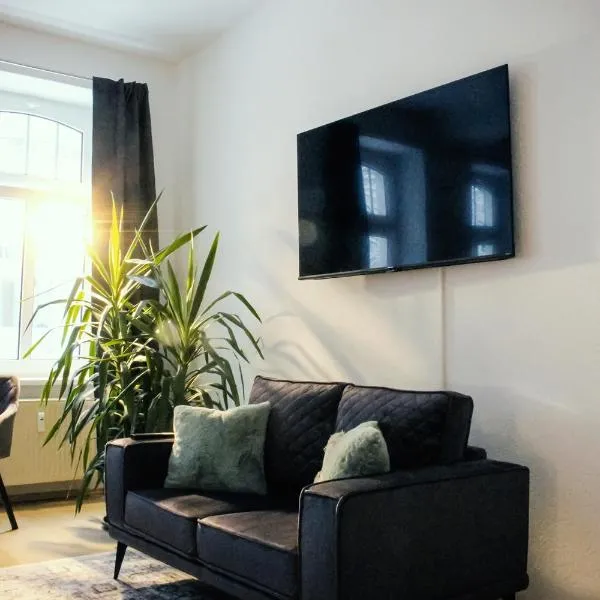 NUWILU ONE - Apartment mit Balkon im Herzen Erfurts - Magenta TV- Netflix - Disney，位于爱尔福特的酒店