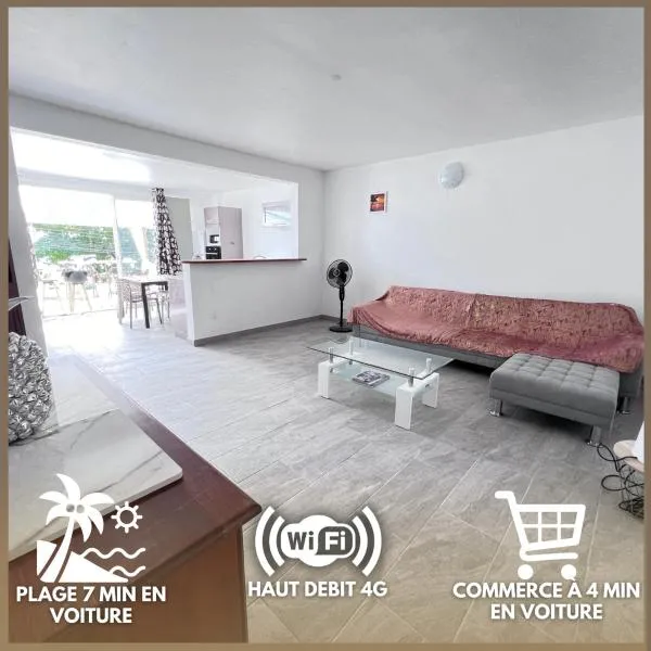 Élégant Appartement T3 Châtaigne : Spacieux，位于圣吕斯的酒店