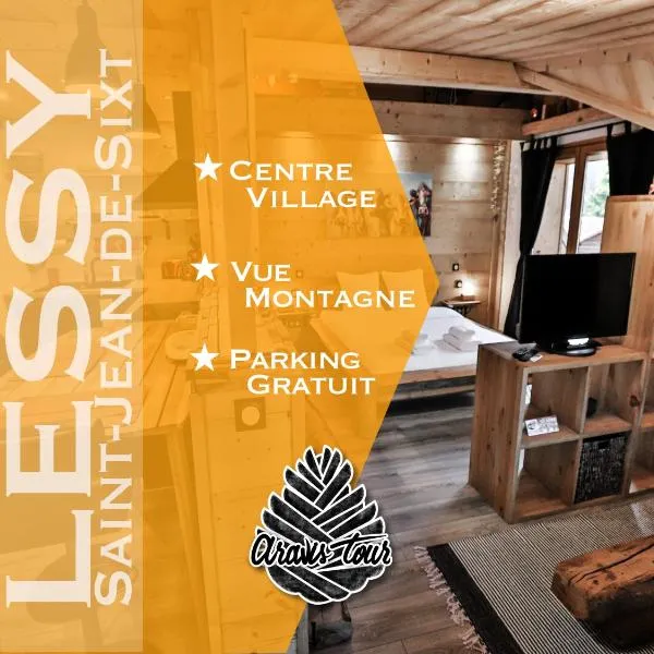 Studio Lessy - Centre village - AravisTour，位于圣让德锡克斯特的酒店