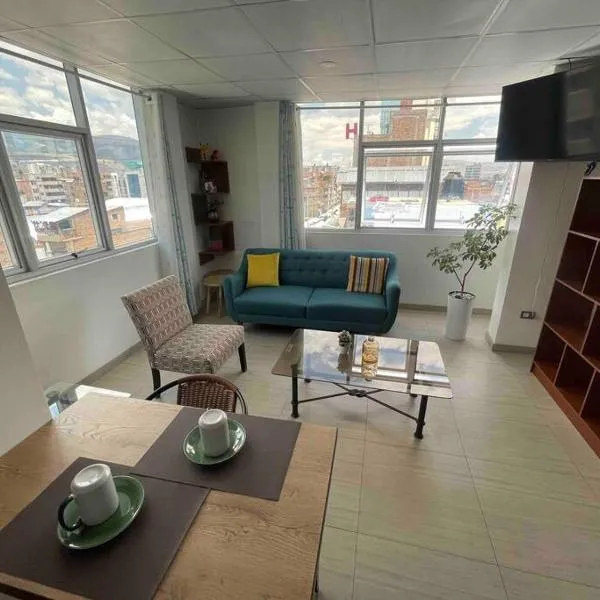 Huancayo Suite 4-Cómodo MiniDpto 2 camas，位于万卡约的酒店