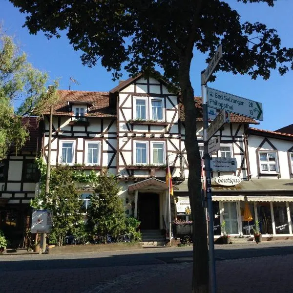 Thüringer Hof，位于Widdershausen的酒店