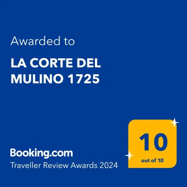 LA CORTE DEL MULINO 1725，位于San Salvatore Telesino的酒店