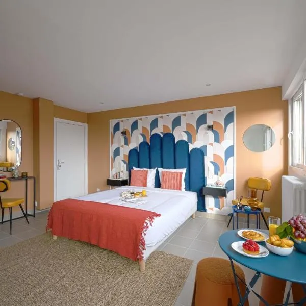 Modern bright Apartment in appart'hotel，位于圣莫代福塞的酒店