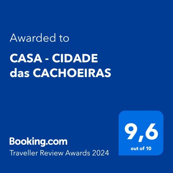 CASA - CIDADE das CACHOEIRAS，位于雅库廷加河畔圣丽塔的酒店