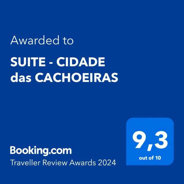 SUITE - CIDADE das CACHOEIRAS，位于雅库廷加河畔圣丽塔的酒店
