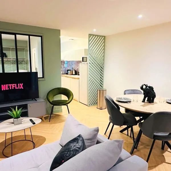 Le Scandinave - PROCHE MACON - PARKING GRATUIT - NETFLIX - FIBRE，位于Pont-de-Veyle的酒店