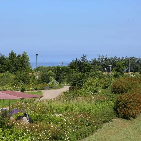 Exkl Strandappartement Parkstr 5 mit Meerblick u Kamin，位于伯尔格伦德-雷特维施的酒店