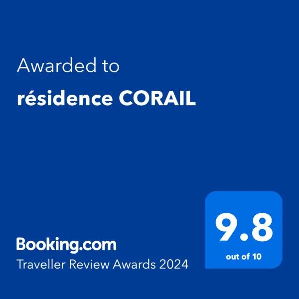 Résidence le corail de chat meriem，位于海尔盖莱的酒店
