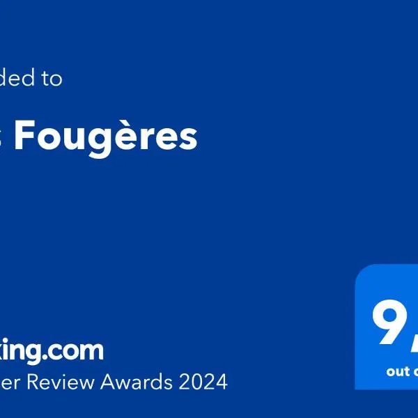 Les Fougères，位于De Poyen的酒店