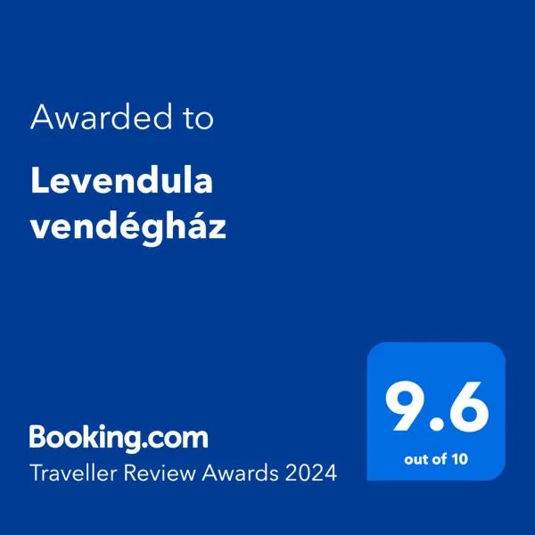 Levendula vendégház，位于琼格拉德的酒店
