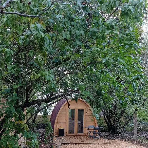 CABANE INSOLITE et COCOONING 2 personnes-CAMPING LE BEL AIR- L'ERABLE，位于Parisot-Tarn-et-Garonne的酒店