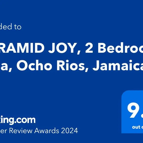 PYRAMID JOY, 2 Bedroom Villa, Ocho Rios, Jamaica，位于欧丘里欧的酒店