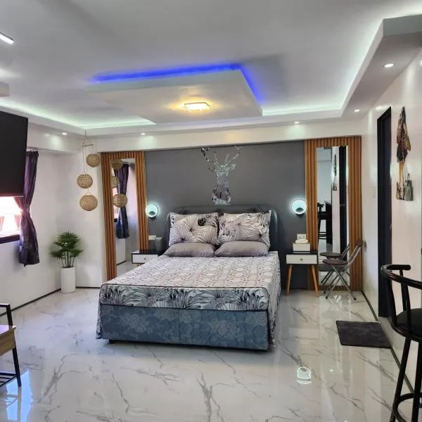 Condo Azur Suites B207 near Airport, Netflix, Stylish, Cozy with swimming pool，位于Lapu Lapu City的酒店