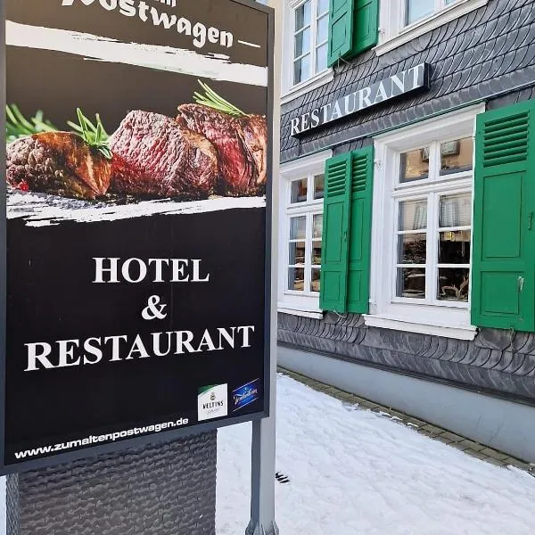 Hotel zum Postwagen，位于施韦尔姆的酒店