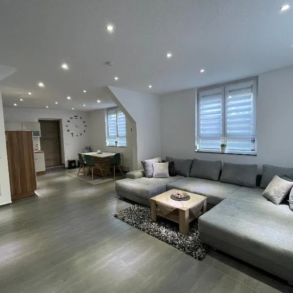 Maria's Ferienwohnung - Modernität trifft Eleganz，位于厄姆河畔的德廷根的酒店