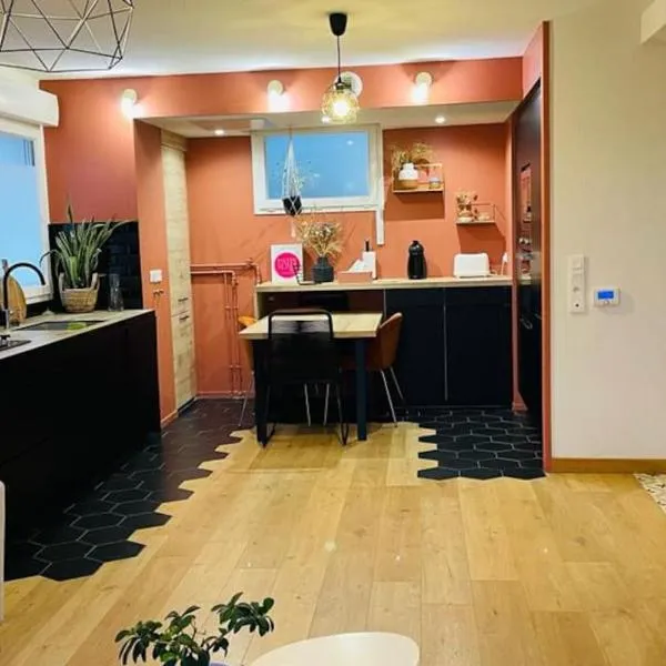 Appartement cosy Gradignan proche Bordeaux，位于格拉迪尼昂的酒店