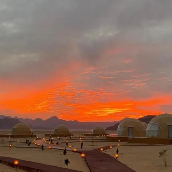 Wadi rum anwar luxury camp，位于Disah的酒店