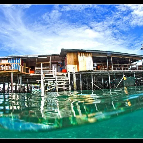 领域潜水员水肺潜水和休闲旅馆，位于Pulau Mabul 的酒店