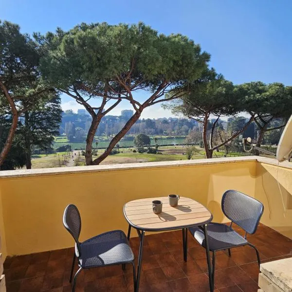 Eur terrazzo vista Laghetto Modigliani，位于罗马的酒店