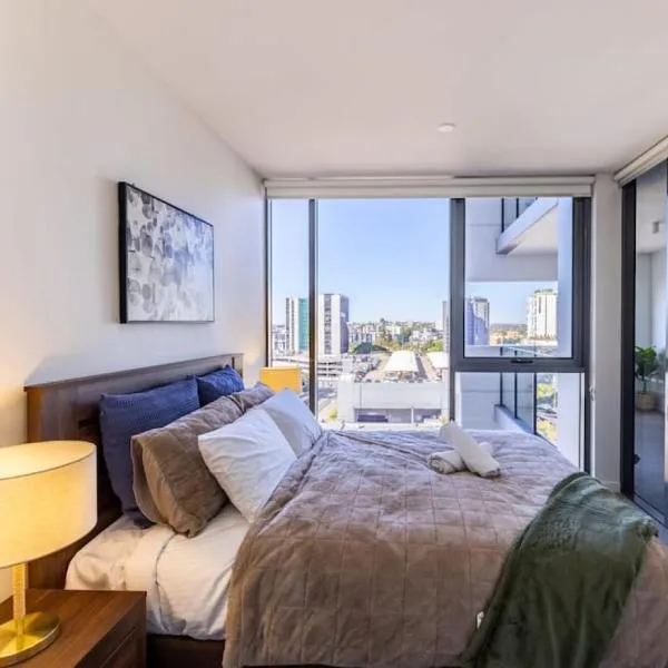 Toowong Central Carpark and Wifi Great value 1BR Apt，位于布里斯班的酒店