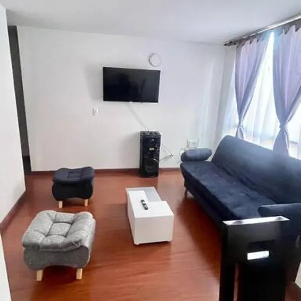 Apto cómodo en conjunto 1 piso parqueadero，位于索加莫索的酒店