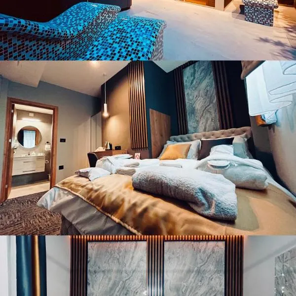 MOZAIK Apartments & Spa - Modern Apartments with Exclusive Spa Wellness in the City Center, Free Parking, Wi-FI, Sauna, Jacuzzi, Salt Wall，位于Senje的酒店