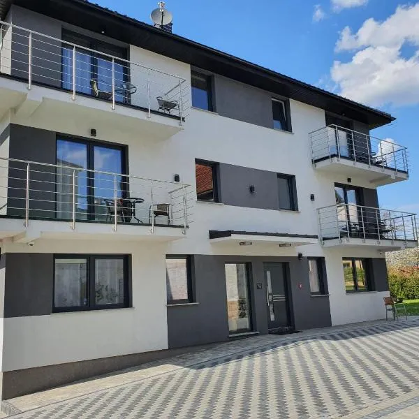 Apartamenty Wakacyjne Historie，位于缅济莱谢的酒店