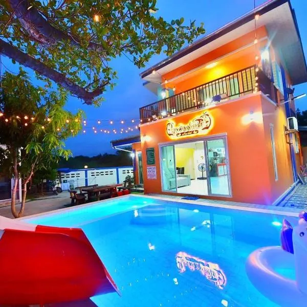 Kapo Poolvilla chonburi พูลวิลล่ากาโป้ บางเสร่ ชลบุรี，位于邦萨雷的酒店