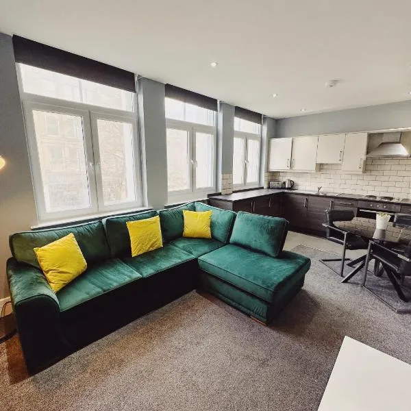 3 Bedroom Apartment in the Heart of Newcastle - Modern - Sleeps 6，位于High Heaton的酒店