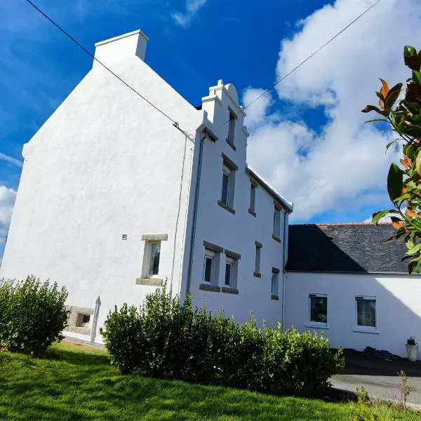 Chambres d'Hôtes "Les Hauts Vents"，位于Mespaul的酒店