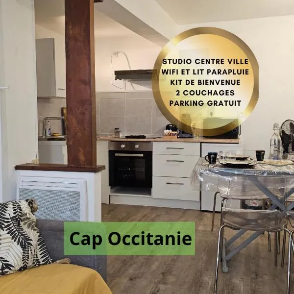 Le Cathare-Limoux-WIFI-Parking free-Oc-Keys，位于Cournanel的酒店