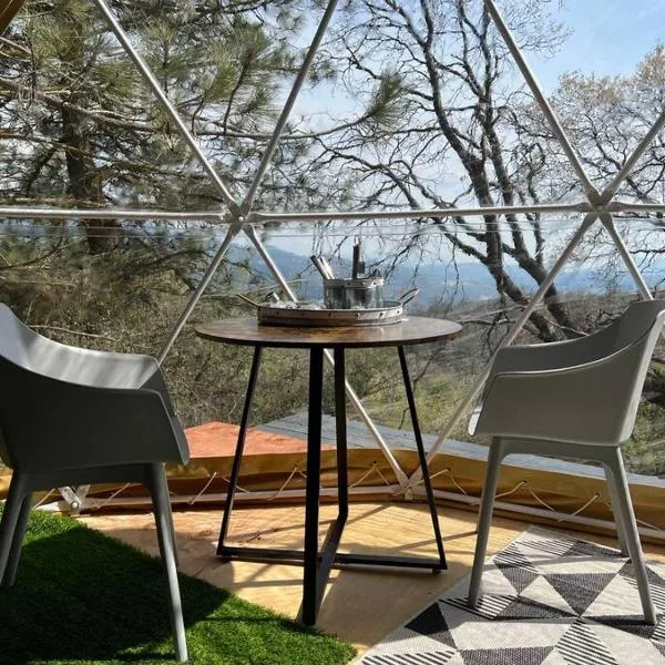 Glamping Dome 1 - 10 minutes from Kings Canyon，位于Dunlap的酒店