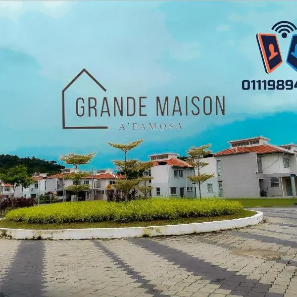 Grande Maison Homestay A'Famosa Golf view Near WATERPARK l UITM l HONDA l Netflix free l wifi 100mbps，位于Kampong Alor Gajah的酒店