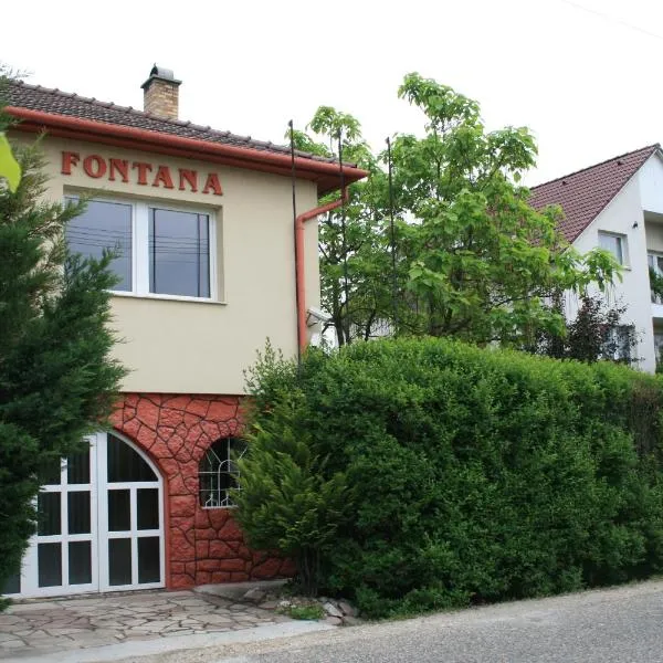 Fontana Vendégház，位于Mogyorósbánya的酒店