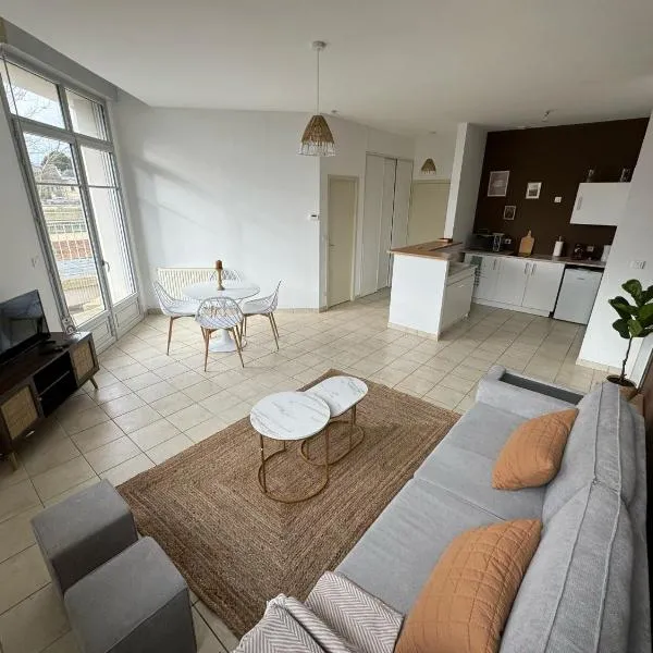 Résidence des Berges en rdc et parking prive，位于苏瓦松的酒店