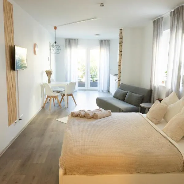 HUGOS Studio Apartment，位于本斯海姆的酒店