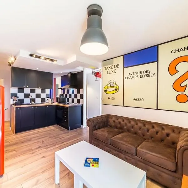 Escape & Play Spacieux 8 personnes，位于隆河省的酒店