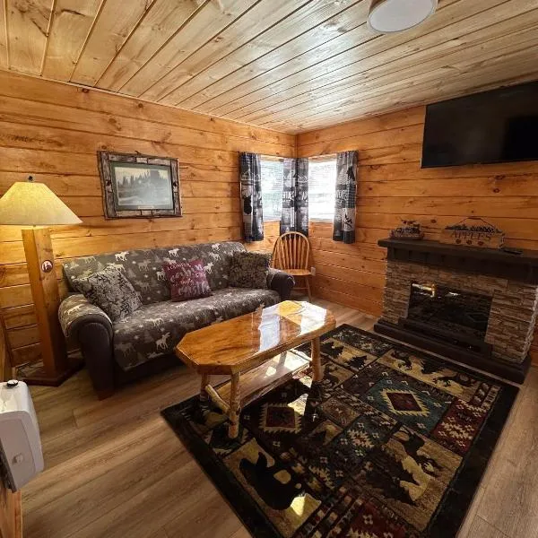 Rowe's Adirondack Cabins of Schroon Lake，位于斯克伦湖的酒店