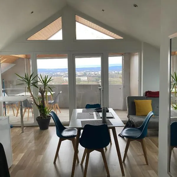 Appart’ terrasse vue exceptionnelle 1er étage，位于蒙贝利亚尔的酒店