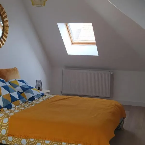 Le Sunny-Appartement duplex spacieux，位于Outreau的酒店
