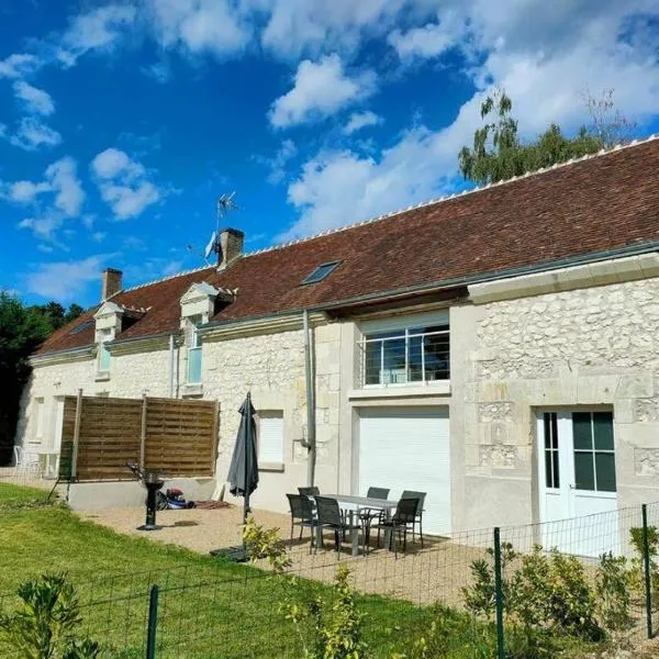 Les logements dans longère de la Gentinière，位于Mareuil-sur-Cher的酒店