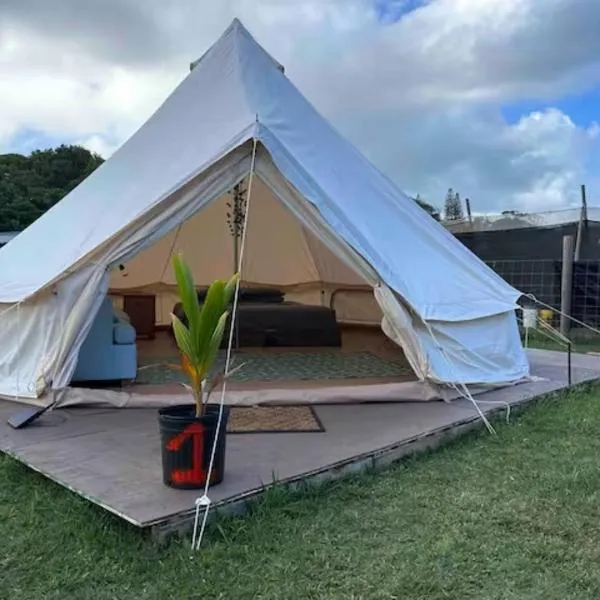 North Shore Glamping / Camping Laie, Oahu, Hawaii，位于Hauula的酒店